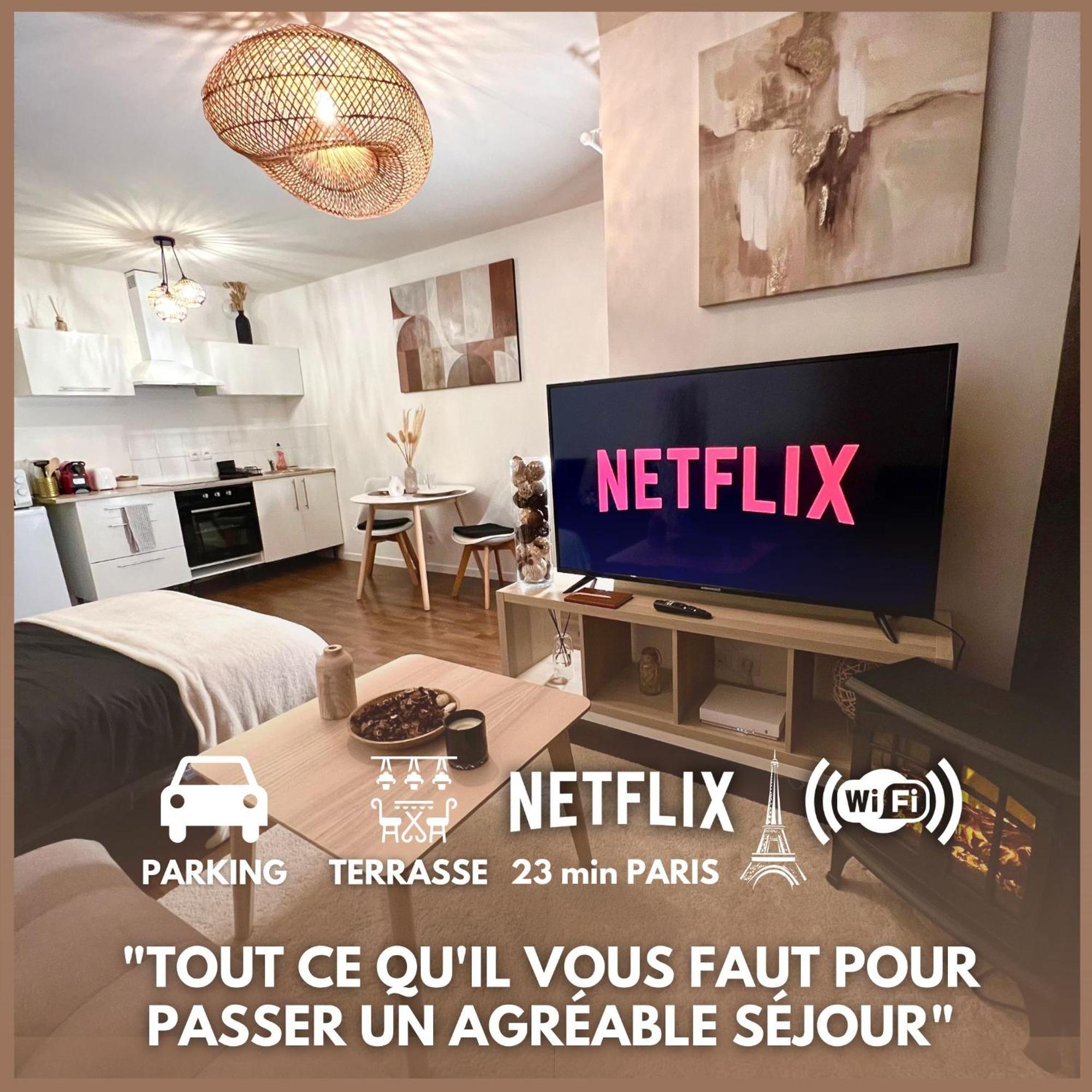 דירות ארג'נטויל "Moonlight" Gare A 10Min De Paris, Wifi, Terrasse , Parking מראה חיצוני תמונה